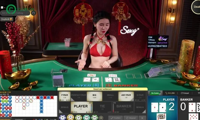 Click chọn sảnh game “Baccarat 9Club”