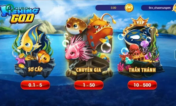 Ưu điểm nổi bật tại Fishing God 9CLUB