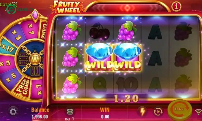 Luật chơi Fruity Wheel 9club