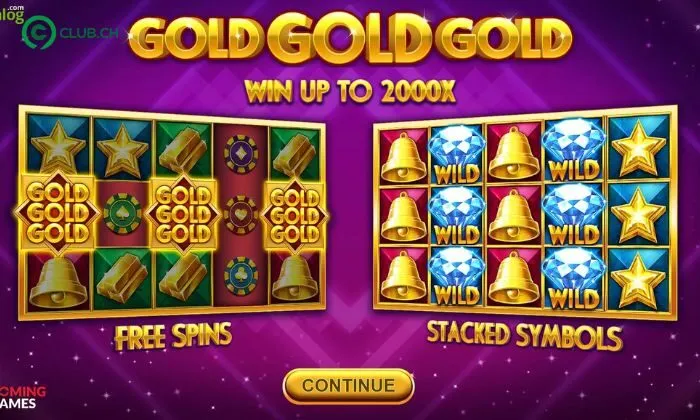 Gold Gold Gold 9club cung cấp nhiều biểu tượng và tính năng đặc biệt