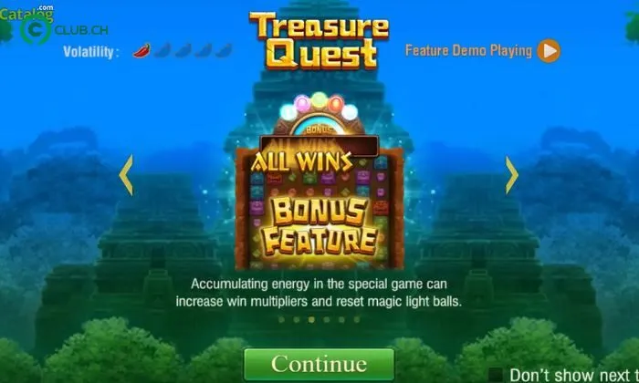 Treasure Quest 9Club cung cấp nhiều tính năng nổi bật